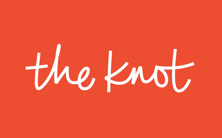 TheKnot婚禮策劃服務公司品牌形象升級改造案例，方案涉及廣告語和logo設計 