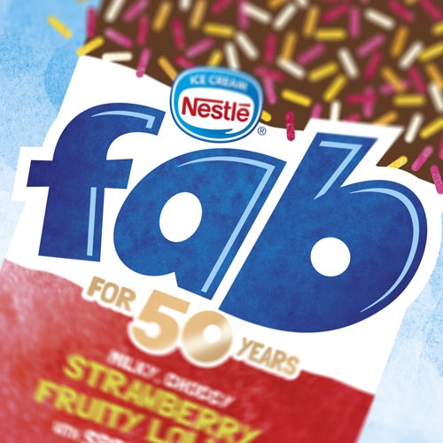 雀巢旗下Fab食品簡潔視覺形象設(shè)計(jì)和限量版包裝設(shè)計(jì)