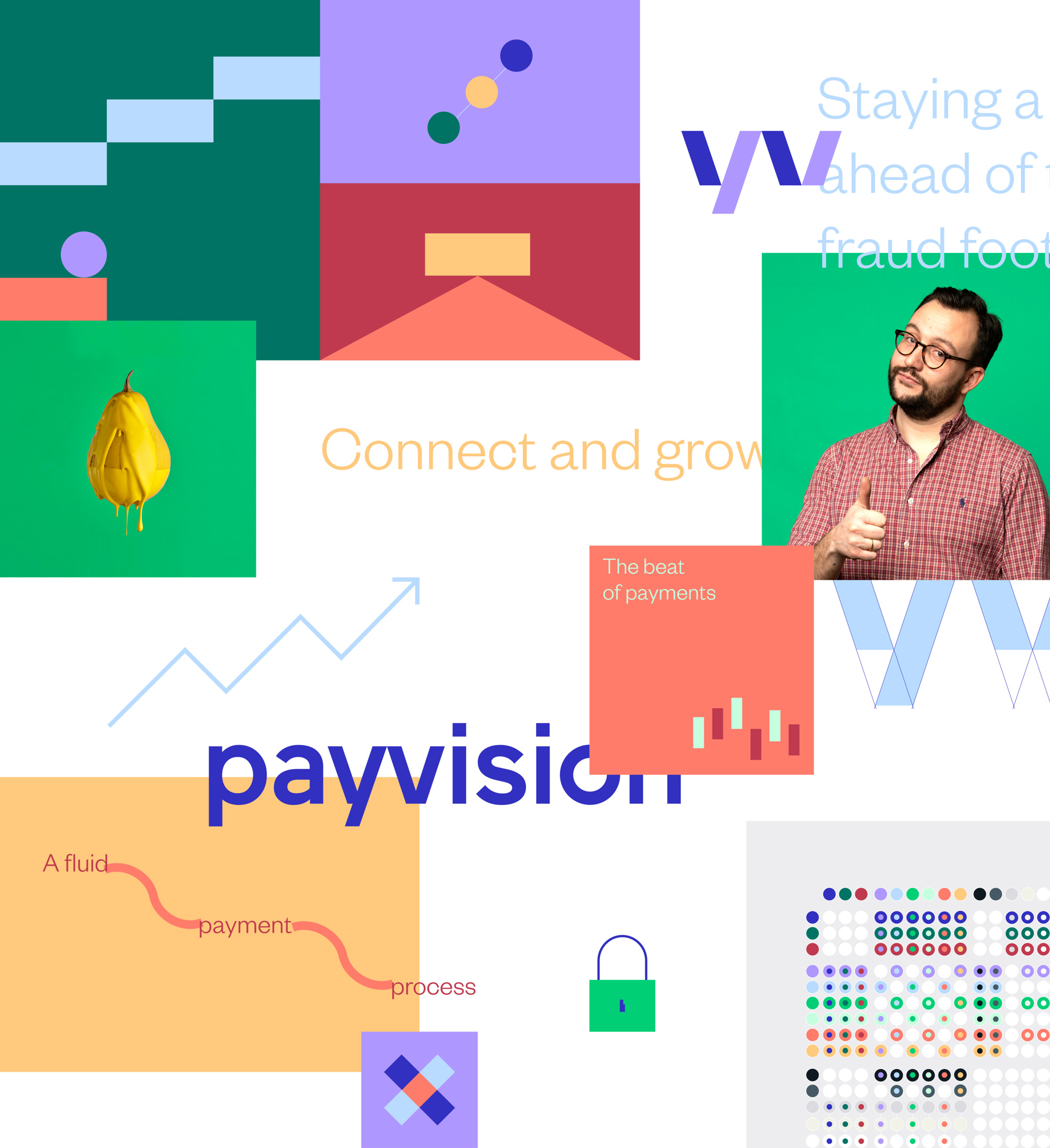 Payvision安全交易支付平臺logo設(shè)計，企業(yè)形象塑造